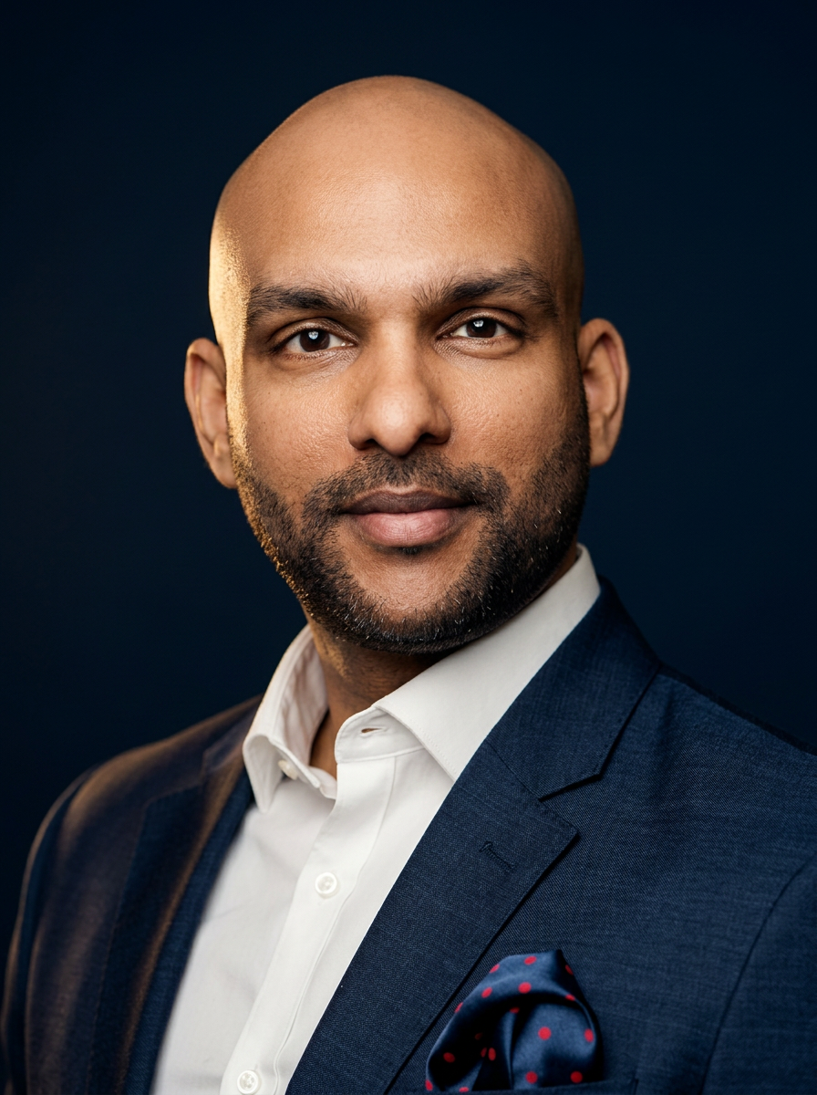 Portrait of Asanka Silva, Founder & Director at Landmark Property Australia